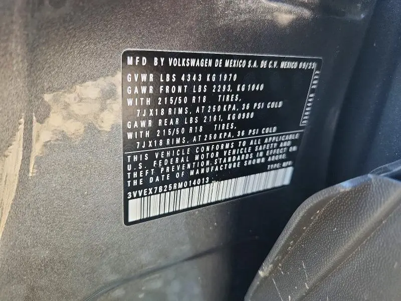 2024 VOLKSWAGEN TAOS SE  