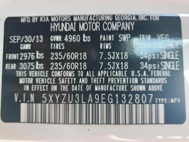 2014 HYUNDAI SANTA FE SPORT   