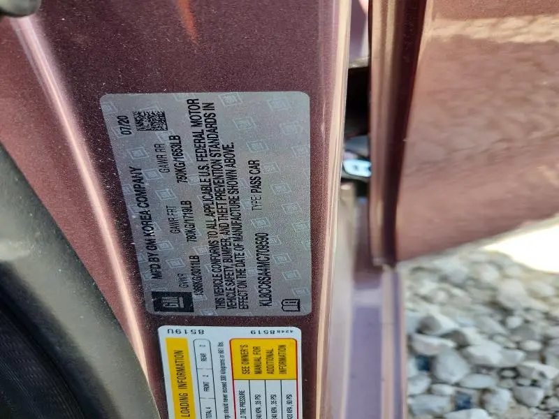 2021 CHEVROLET SPARK 1LT  