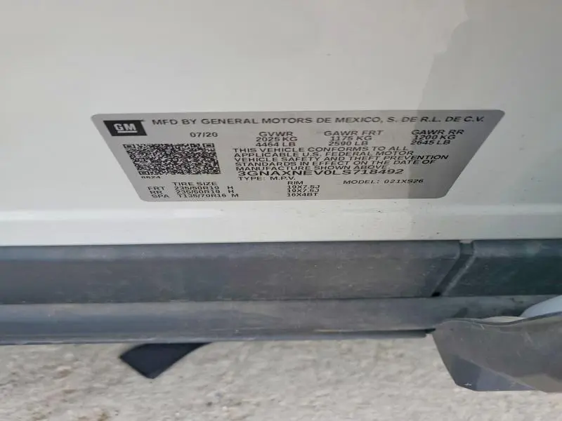 2020 CHEVROLET EQUINOX PREMIER  