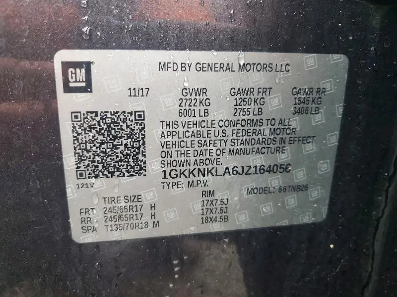 2018 GMC ACADIA SLE  