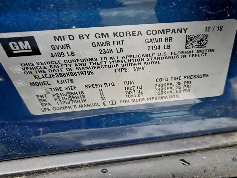 2019 BUICK ENCORE PREFERRED  