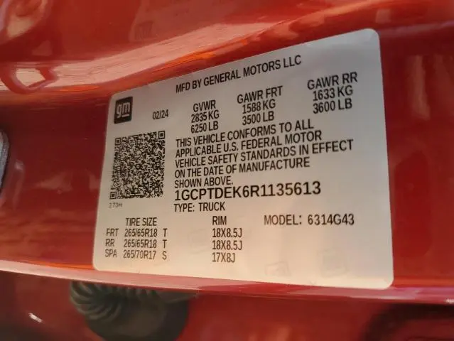 2024 CHEVROLET COLORADO Z71  