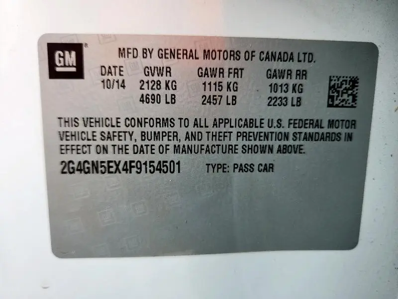 2015 BUICK REGAL PREMIUM  
