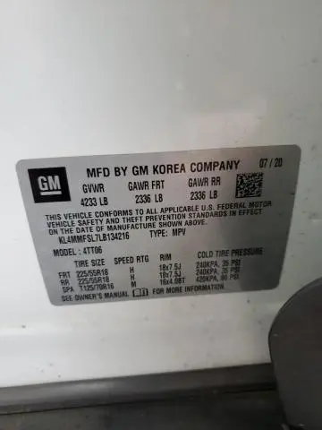 2020 BUICK ENCORE GX ESSENCE  