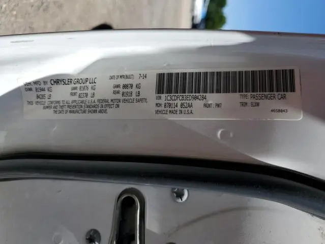 2014 DODGE DART LIMITED  