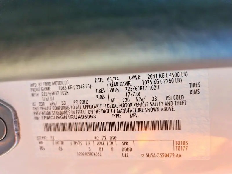 2024 FORD ESCAPE ACTIVE  