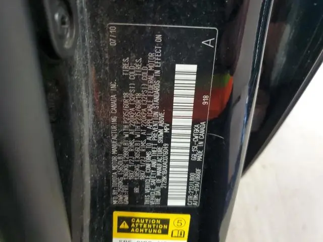 2010 LEXUS RX 350  