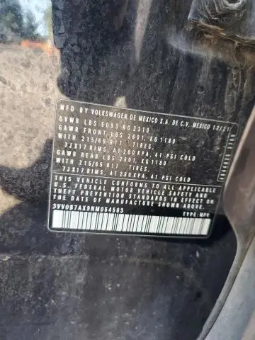 2022 VOLKSWAGEN TIGUAN S  
