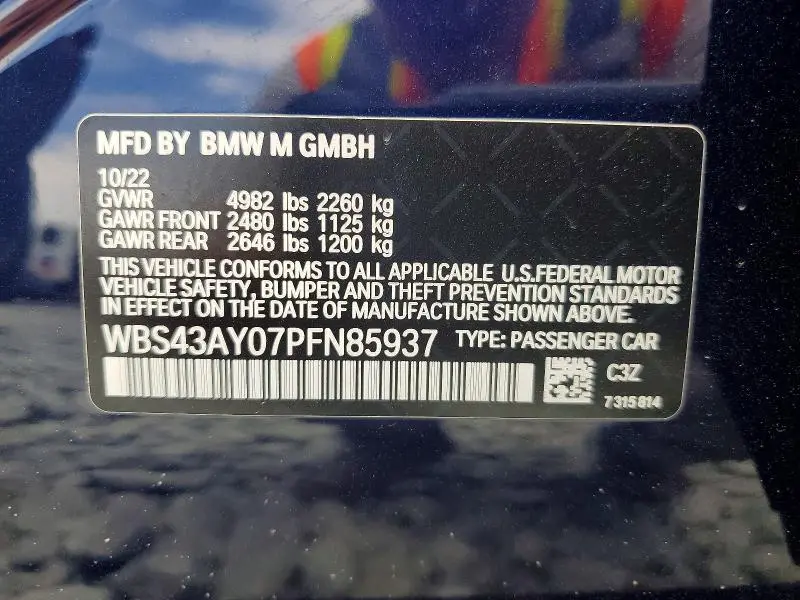 2023 BMW M3 COMPETITION  
