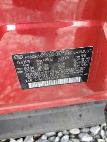 2020 HYUNDAI SANTA FE LIMITED  