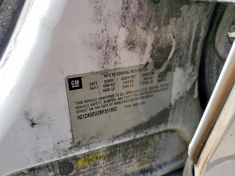 2011 CHEVROLET MALIBU LS  