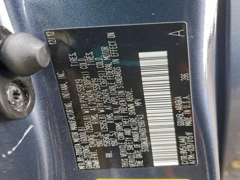 2013 TOYOTA HIGHLANDER LIMITED  