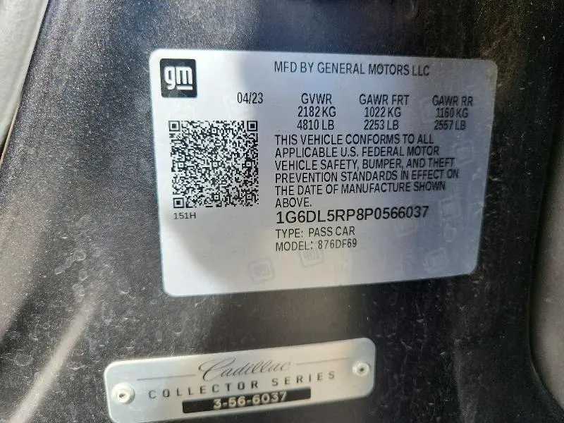 2023 CADILLAC CT4-V BLACKWING  