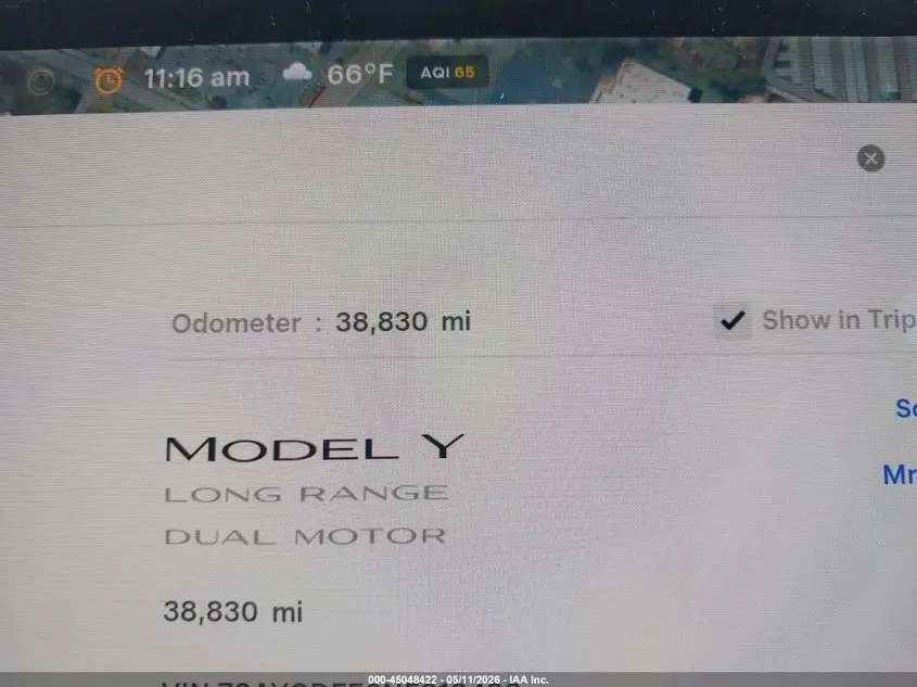 2022 TESLA MODEL Y LONG RANGE DUAL MOTOR ALL-WHEEL DRIVE