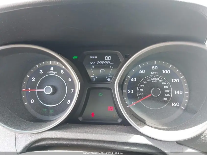 2013 HYUNDAI ELANTRA LIMITED