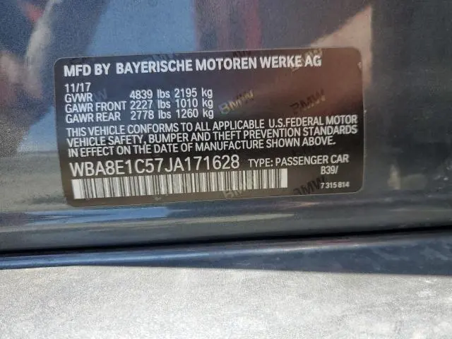 2018 BMW 330E   