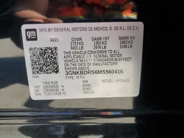 2021 CHEVROLET BLAZER 3LT  