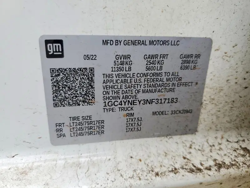 2022 CHEVROLET SILVERADO K2500 HEAVY DUTY LT  