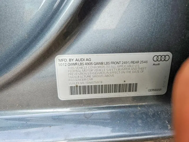 2013 AUDI A4 PREMIUM PLUS  
