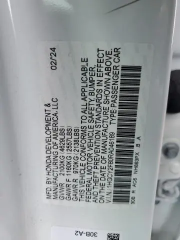 2024 HONDA ACCORD TOURING HYBRID