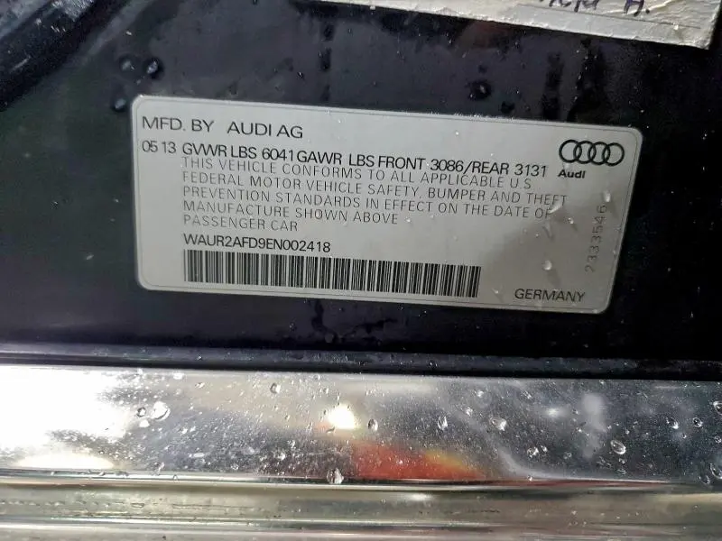 2014 AUDI A8 L QUATTRO  