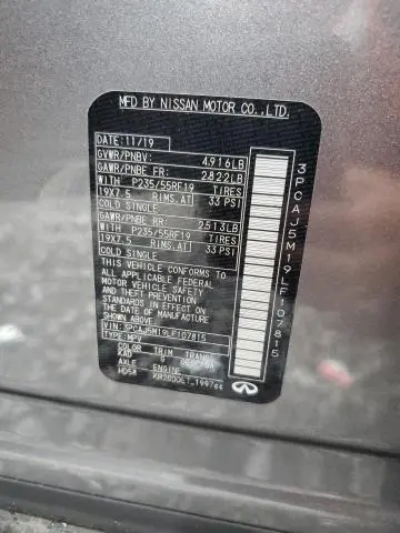 2020 INFINITI QX50 PURE  
