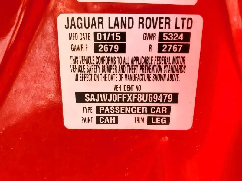 2015 JAGUAR XF 3.0 SPORT AWD  