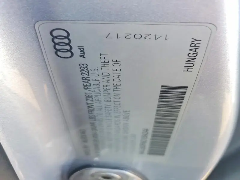 2016 AUDI A3 PREMIUM PLUS S-LINE  