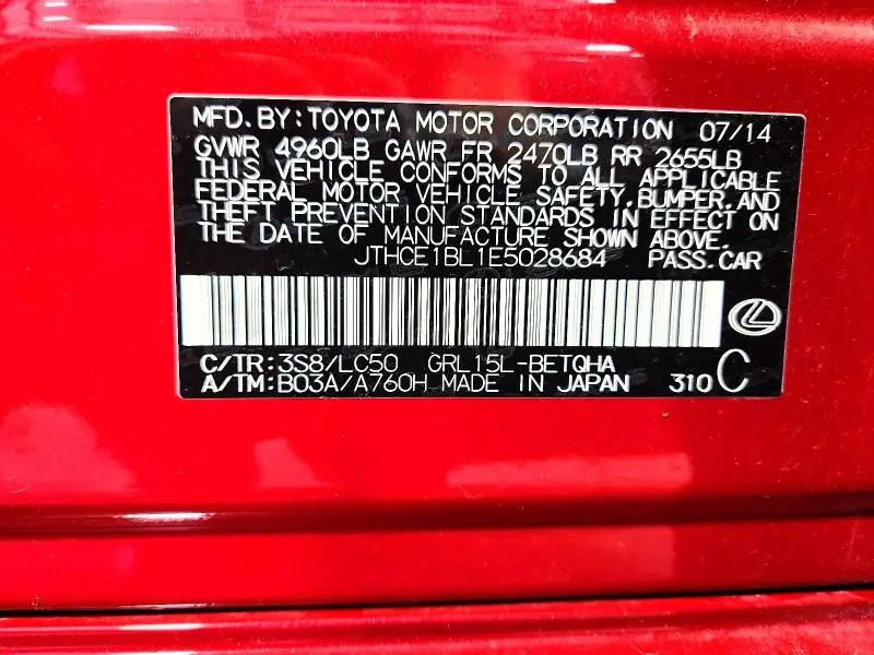 2014 LEXUS GS 350  