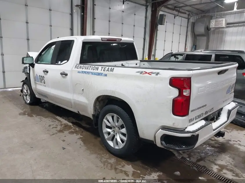 2021 CHEVROLET SILVERADO 1500 4WD DOUBLE CAB STANDARD BED CUSTOM