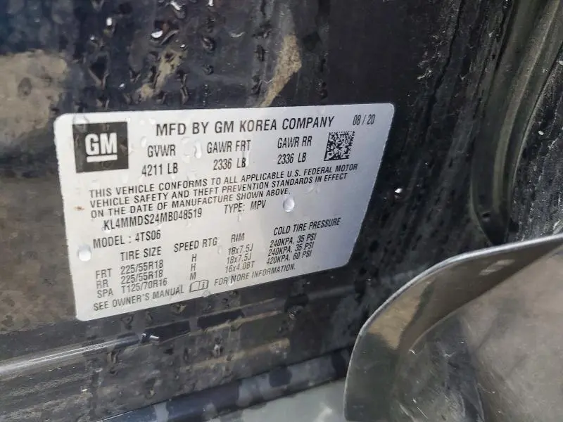 2021 BUICK ENCORE GX SELECT  