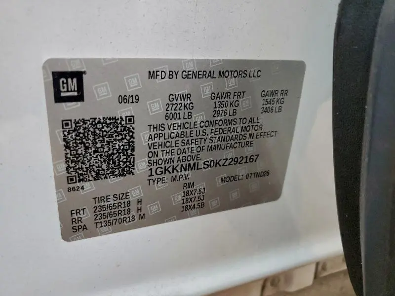 2019 GMC ACADIA SLT-1  