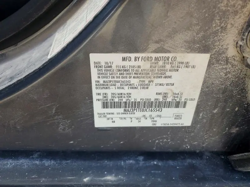 2018 FORD ECOSPORT SE  
