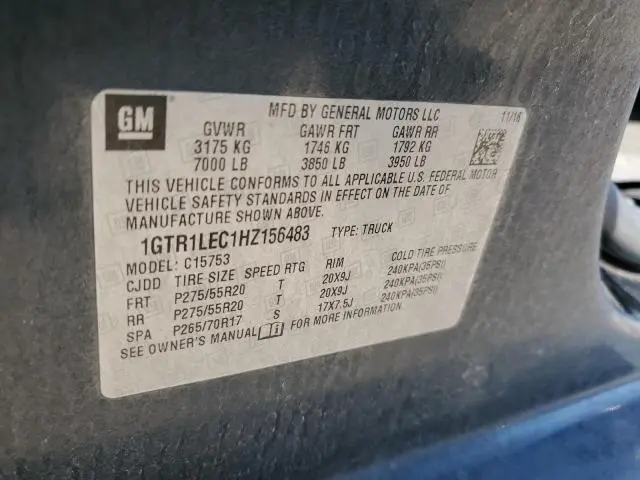 2017 GMC SIERRA C1500  