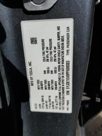 2023 TESLA MODEL 3   