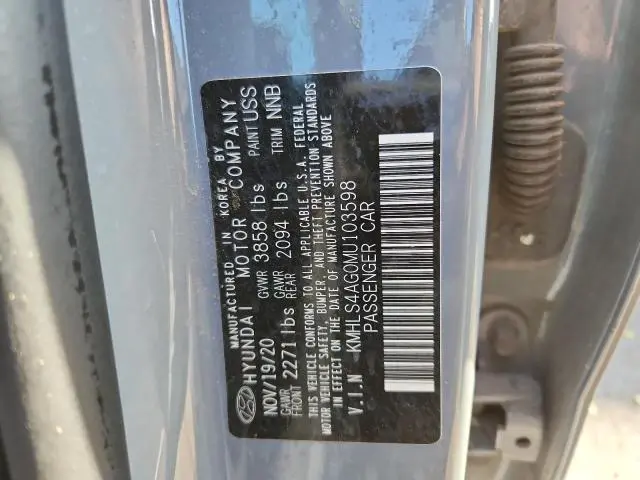 2021 HYUNDAI ELANTRA SEL  