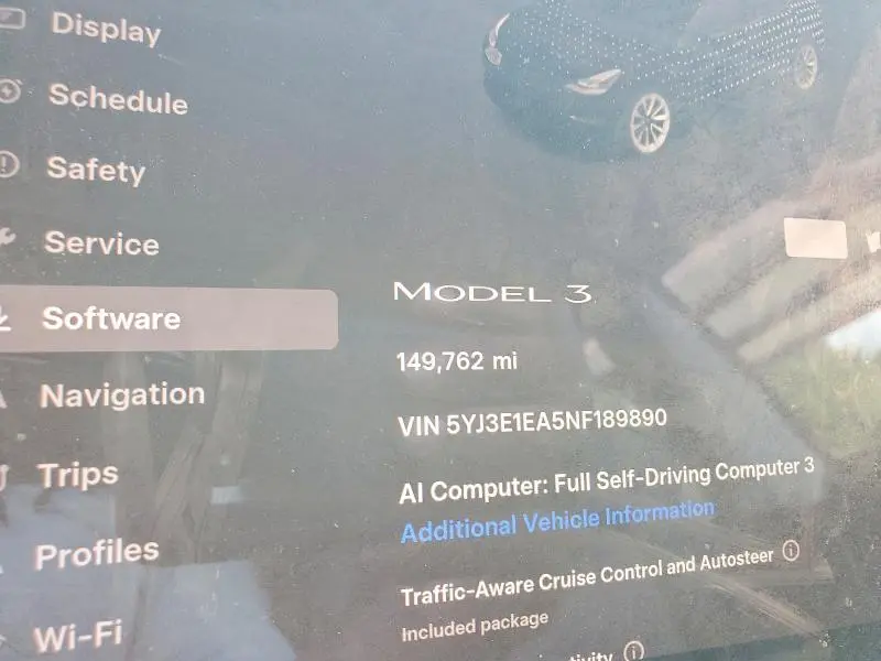 2022 TESLA MODEL 3   