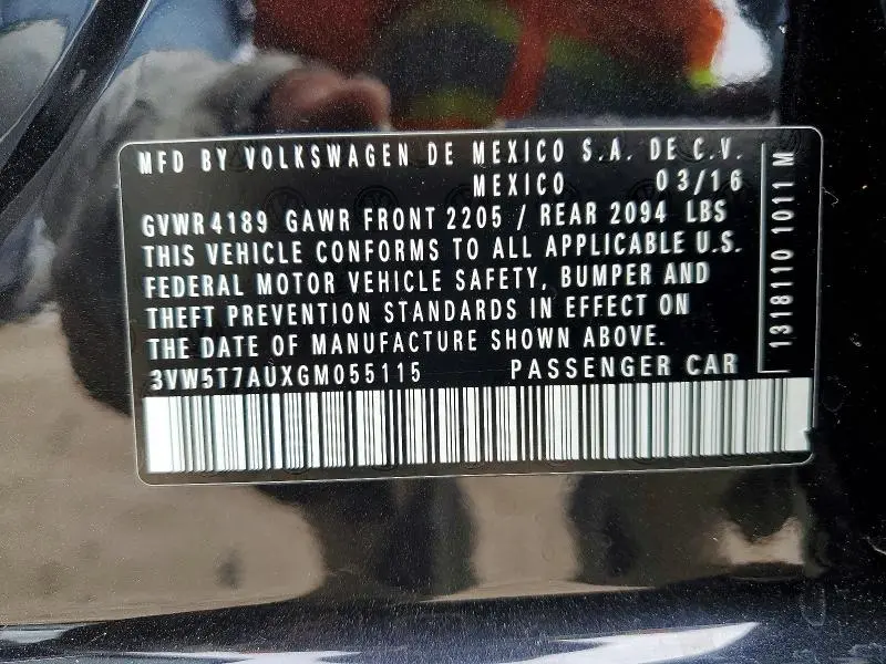 2016 VOLKSWAGEN GTI S  