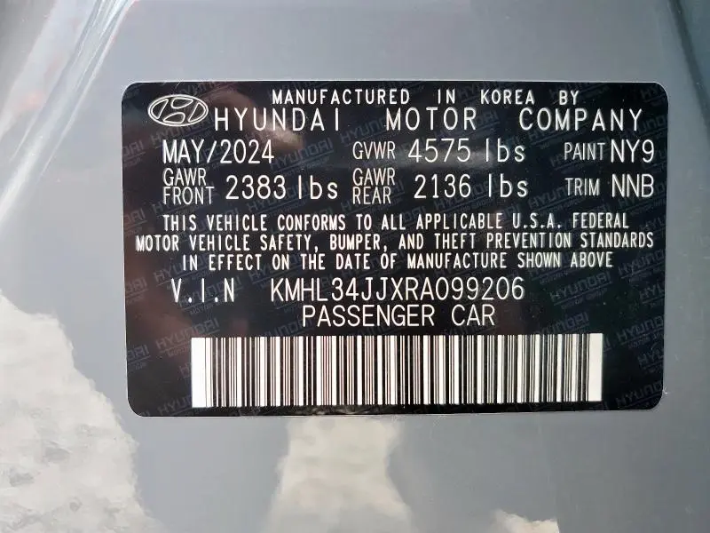 2024 HYUNDAI SONATA HYBRID  