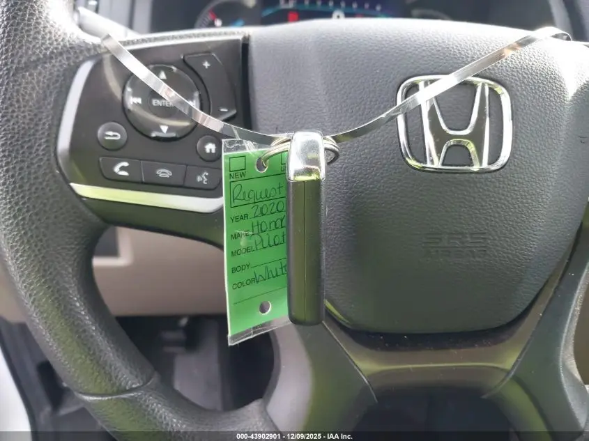 2020 HONDA PILOT AWD EX