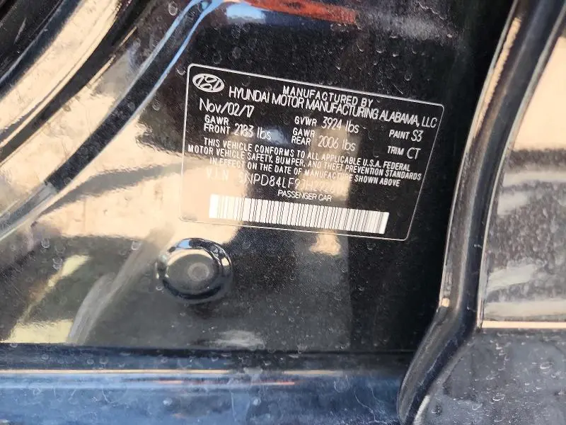 2018 HYUNDAI ELANTRA SEL  