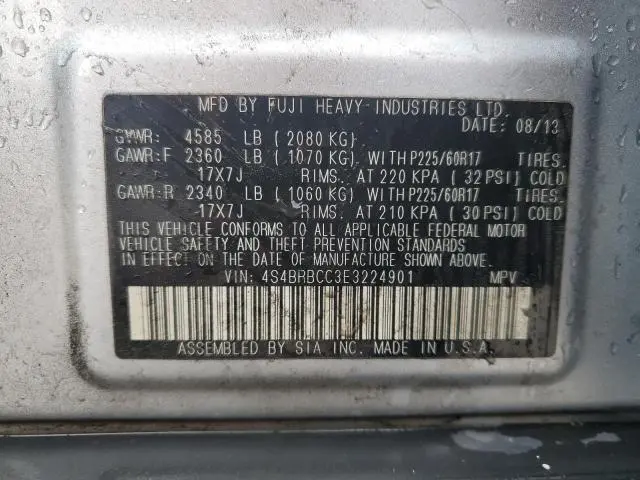 2014 SUBARU OUTBACK 2.5I PREMIUM  