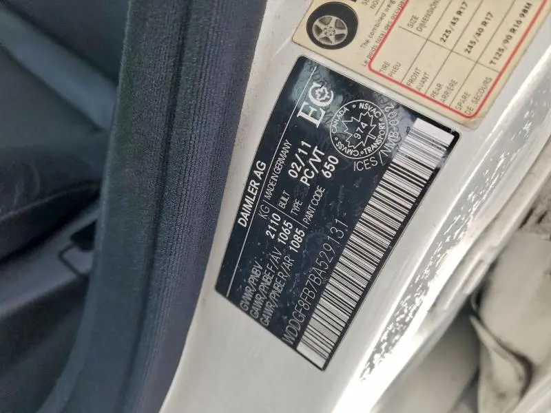 2011 MERCEDES-BENZ C 250 4MATIC  