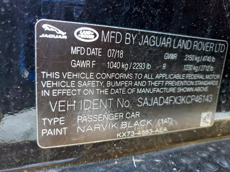 2019 JAGUAR XE PREMIUM  