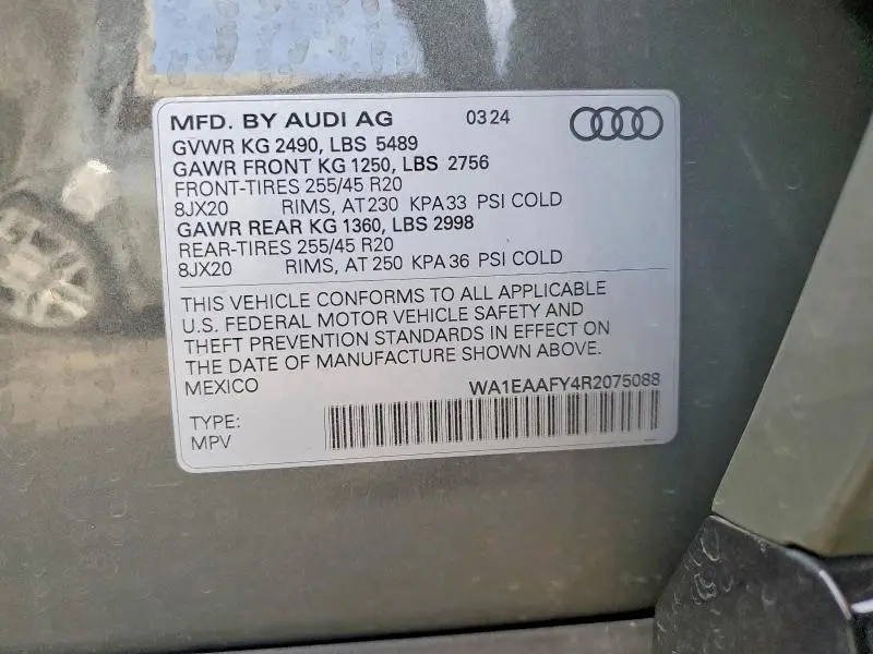2024 AUDI Q5 PREMIUM PLUS 45  