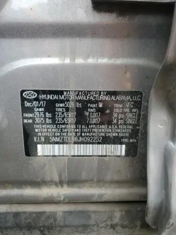 2018 HYUNDAI SANTA FE SPORT   