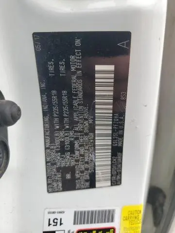 2017 TOYOTA SIENNA XLE  