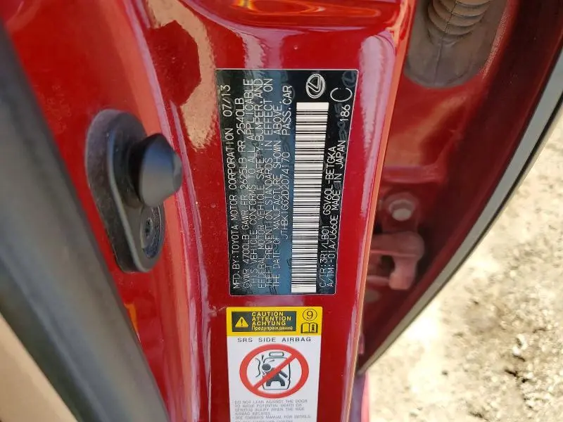 2013 LEXUS ES 350 BASE  