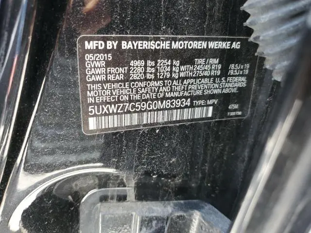 2016 BMW X3 SDRIVE28I  